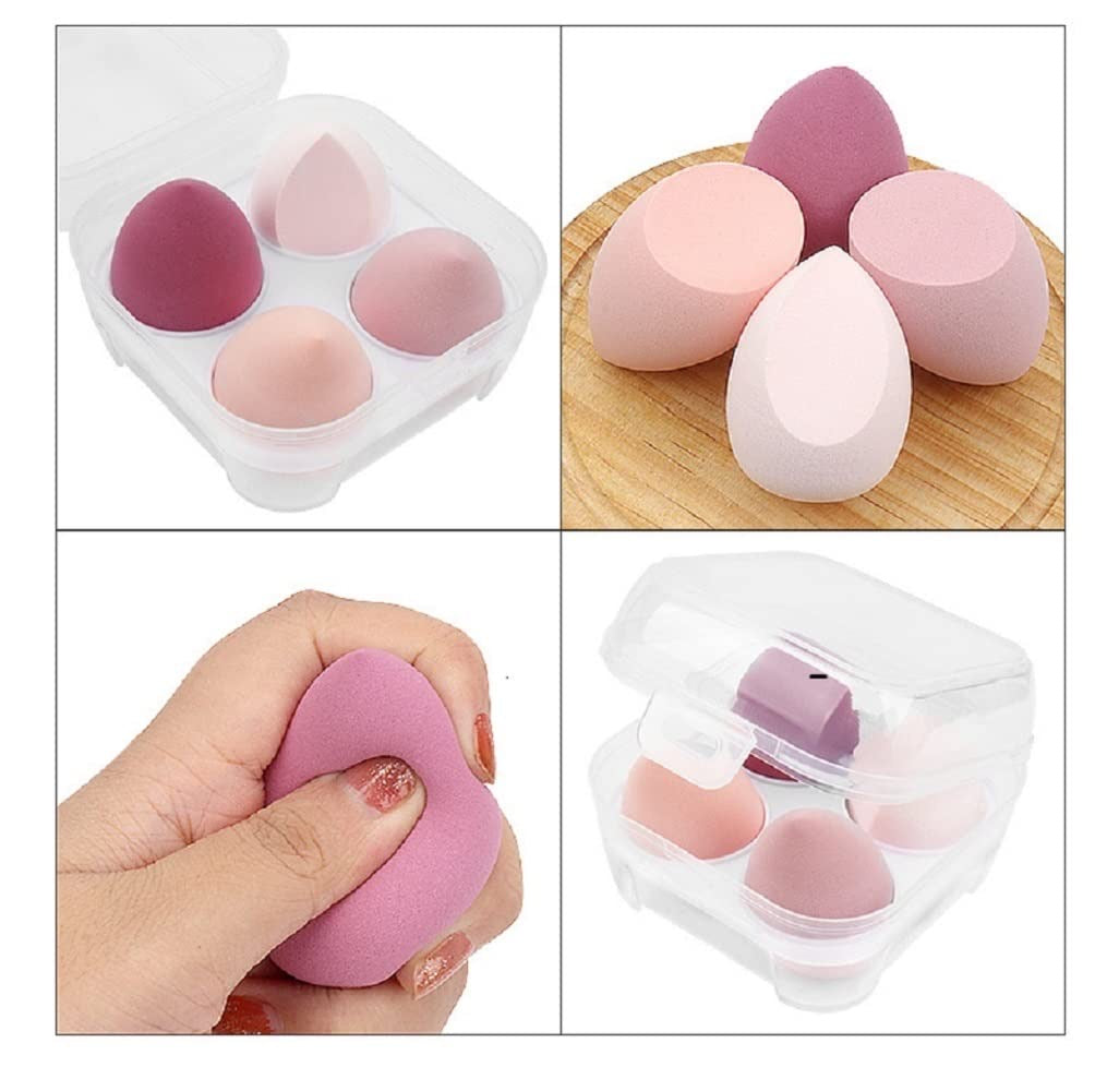 4pcs Travel Beauty Blenders Box