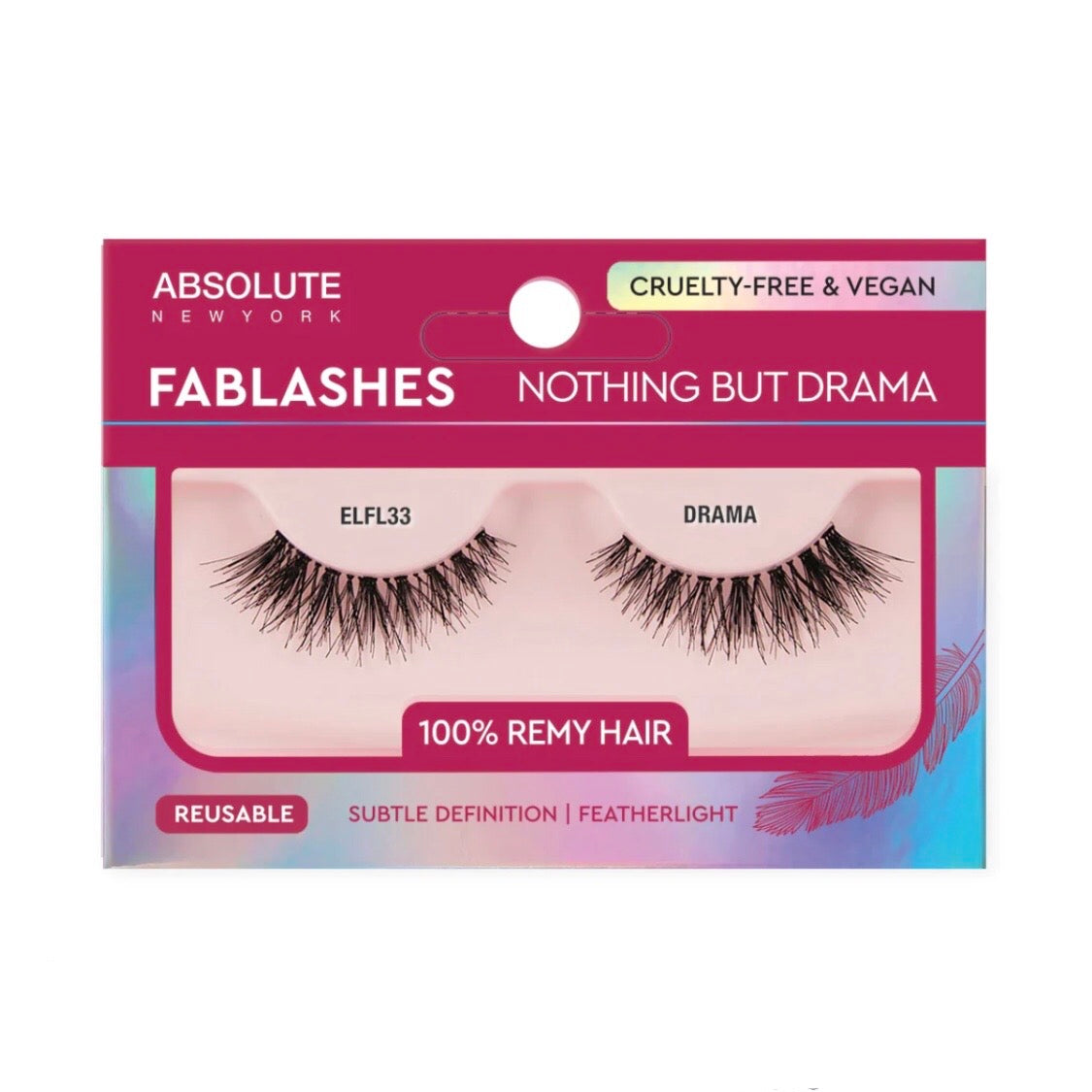 1 Pair Natural Soft False Lashes Cat Eye Look Fluffy Eyelashes