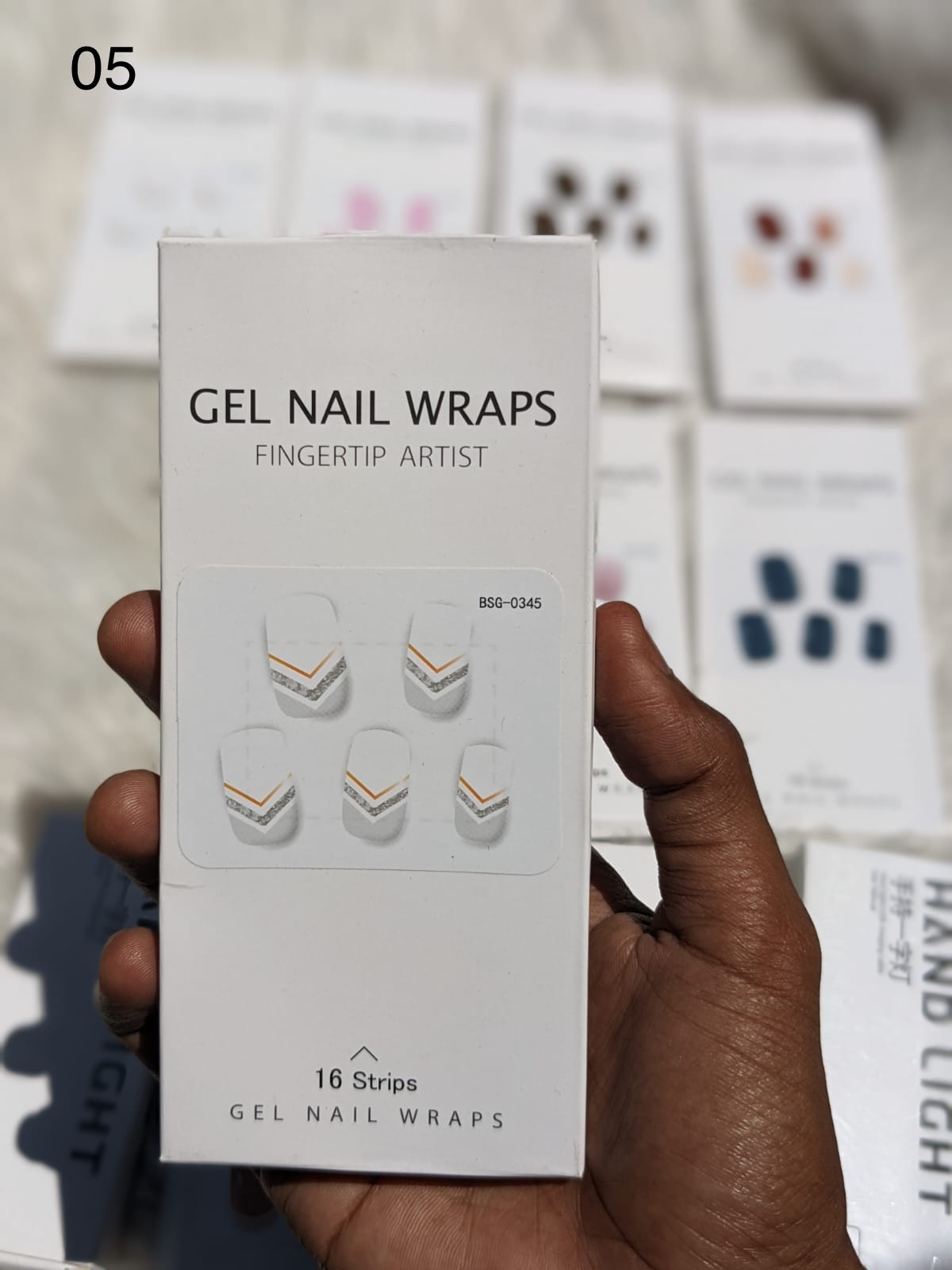 UV Gel Nail Stickers with UV Light Long-lasting Nails - 16 Gel Nails