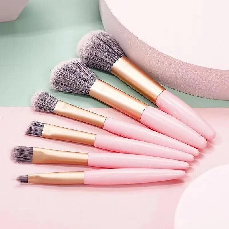 6pcs Mini Travel Makeup Brush Set