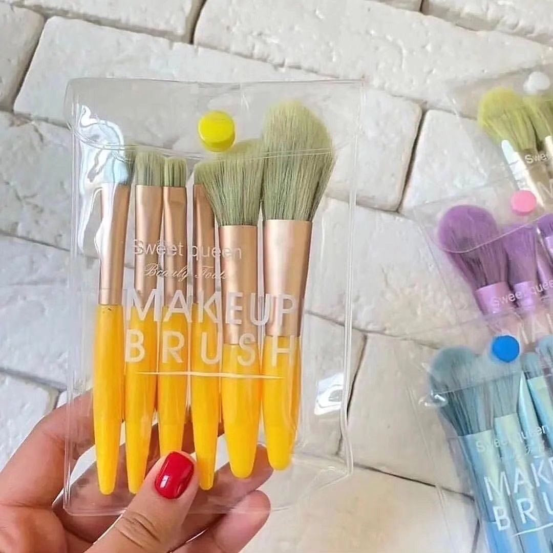 6pcs Mini Travel Makeup Brush Set