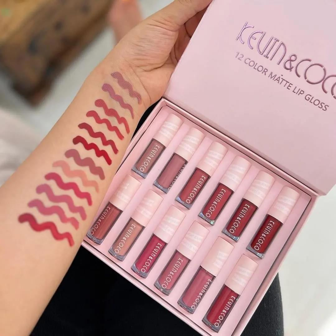 Kevin & Coco - 12 Color Creamy Matte Velvet Lip Gloss