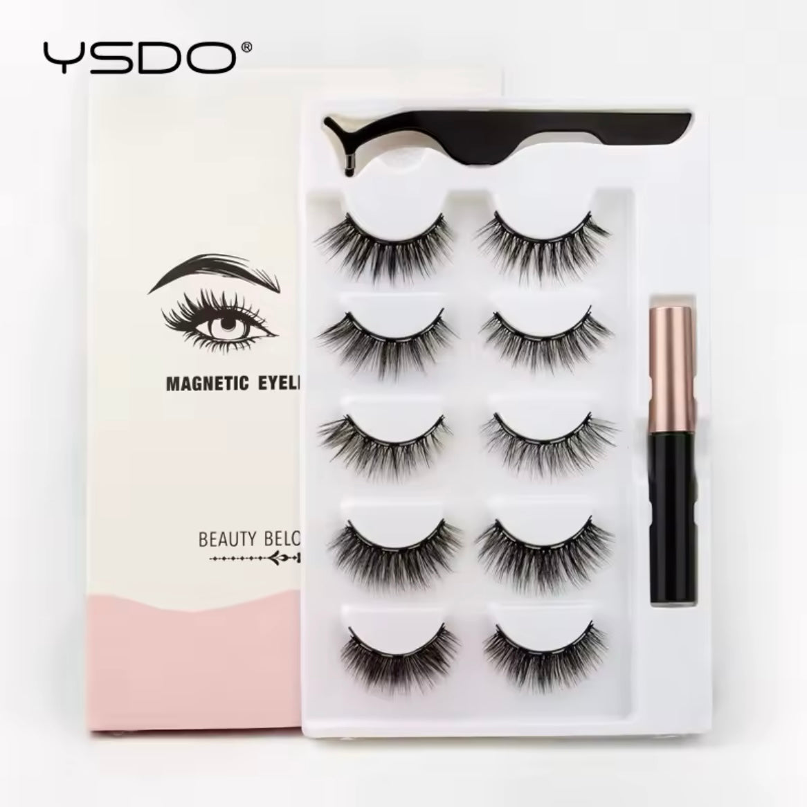 5 Pair Magnetic False Eyelashes Set