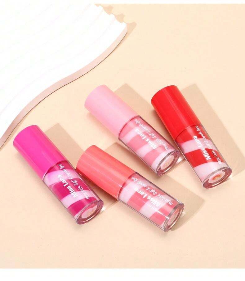 2 in 1 Moisturizing Lip Gloss & Scrub Set Lip Care Fade Fine Lines Gentle Lip Care Set