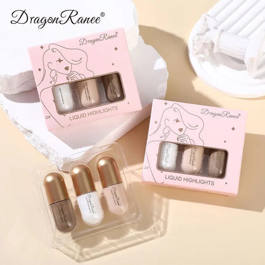 Dragon Ranee - 3pcs Liquid Highlight Contouring & Conceal Set