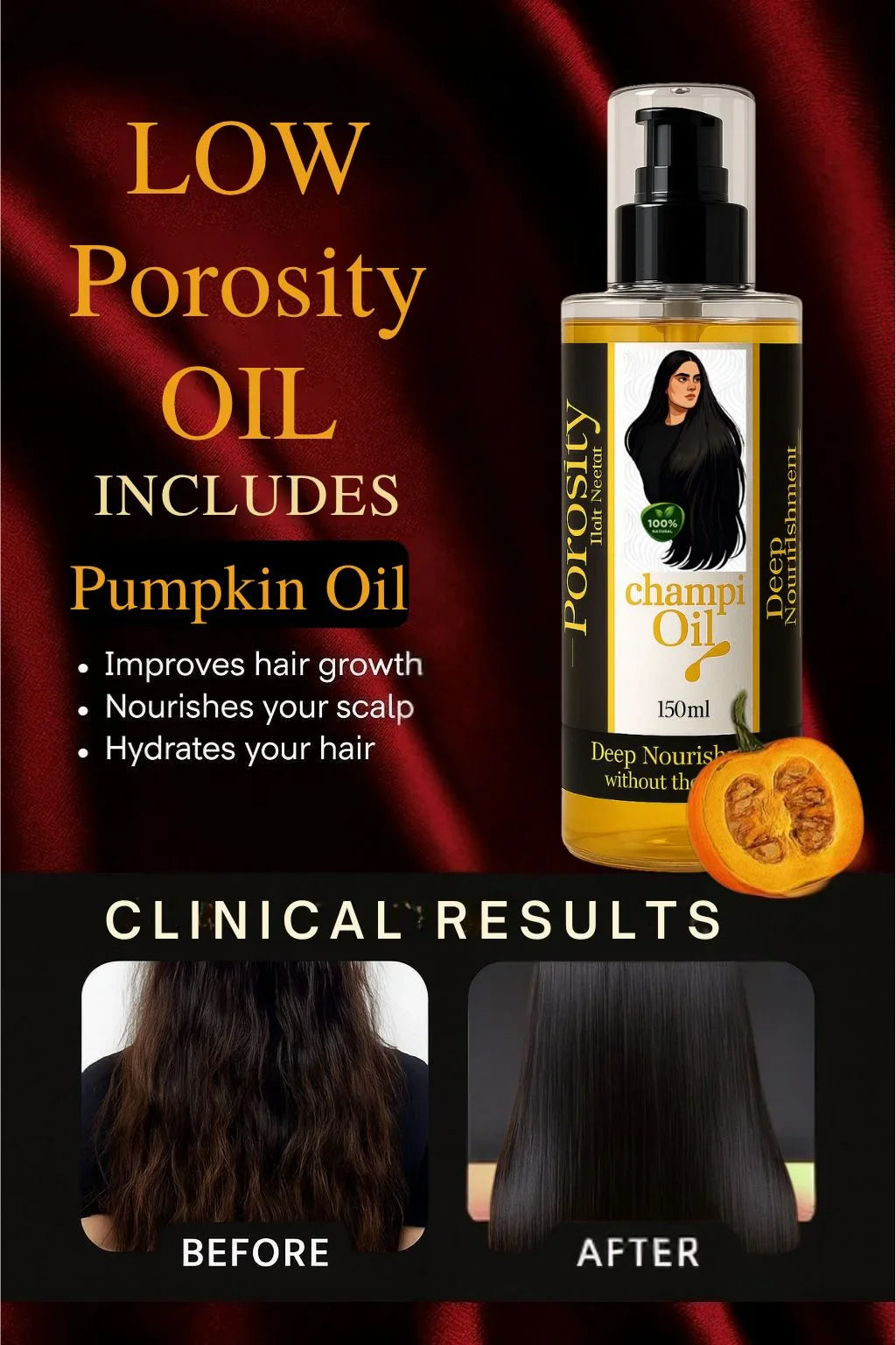 Champi Low Porosity Hair Oil 150 Ml