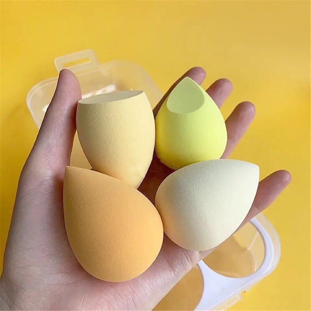 4pcs Travel Beauty Blenders Box