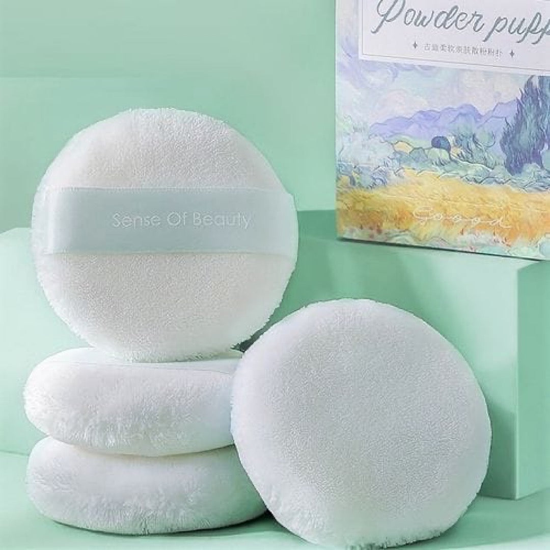 Professional Round Soft Facial Powder Foundation Puff Sponge