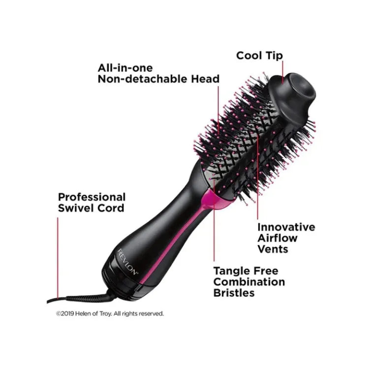 One Step Hot Air Brush (Dryer + Styler & Straightener + Volumizer)