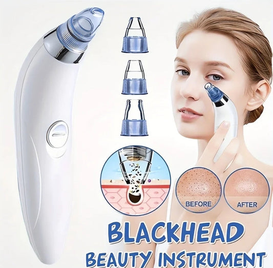 Vaccum Black & White Heads Remover Pimple Suction Beauty Tool