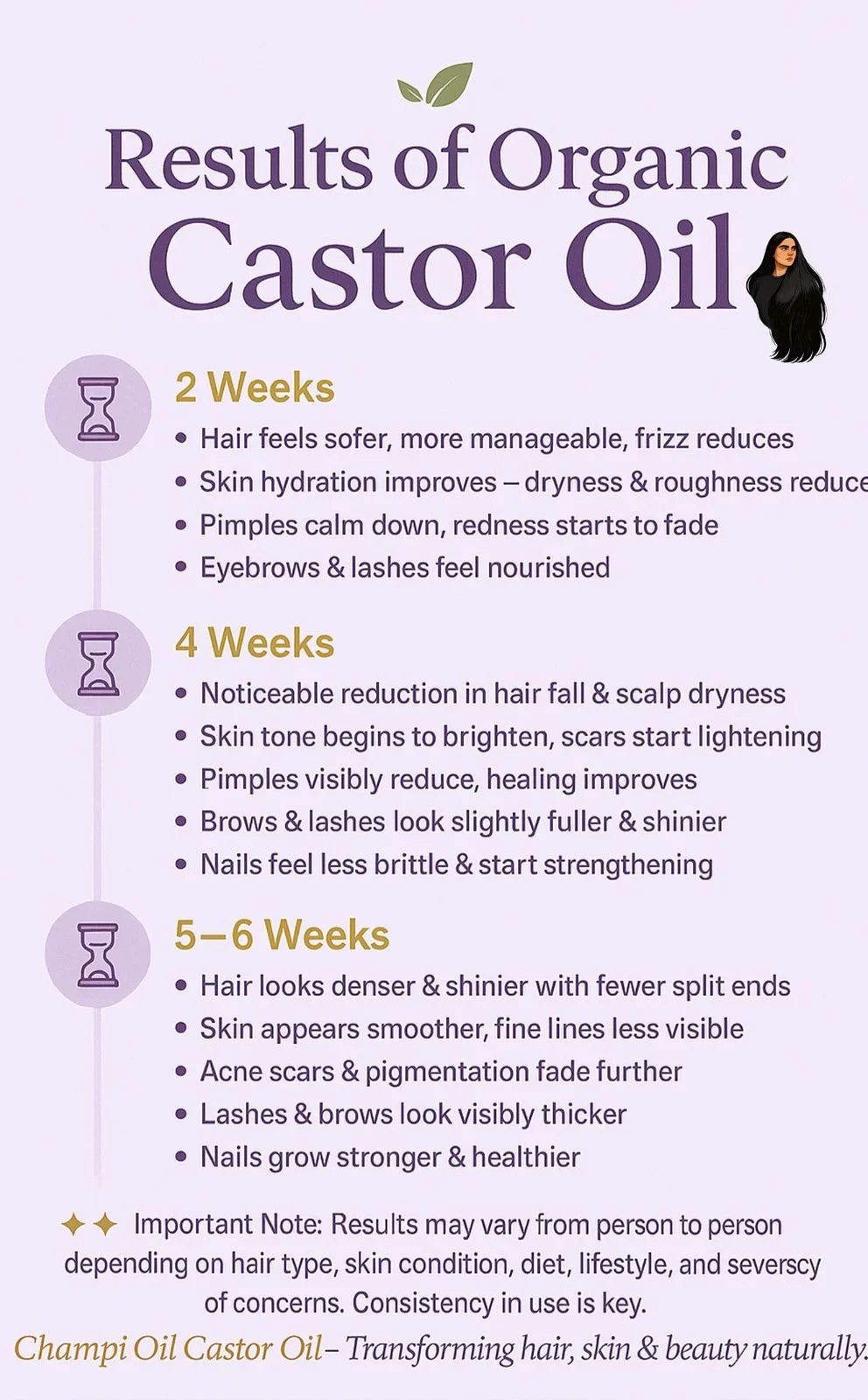 Champi Organic Castor Seed Oil