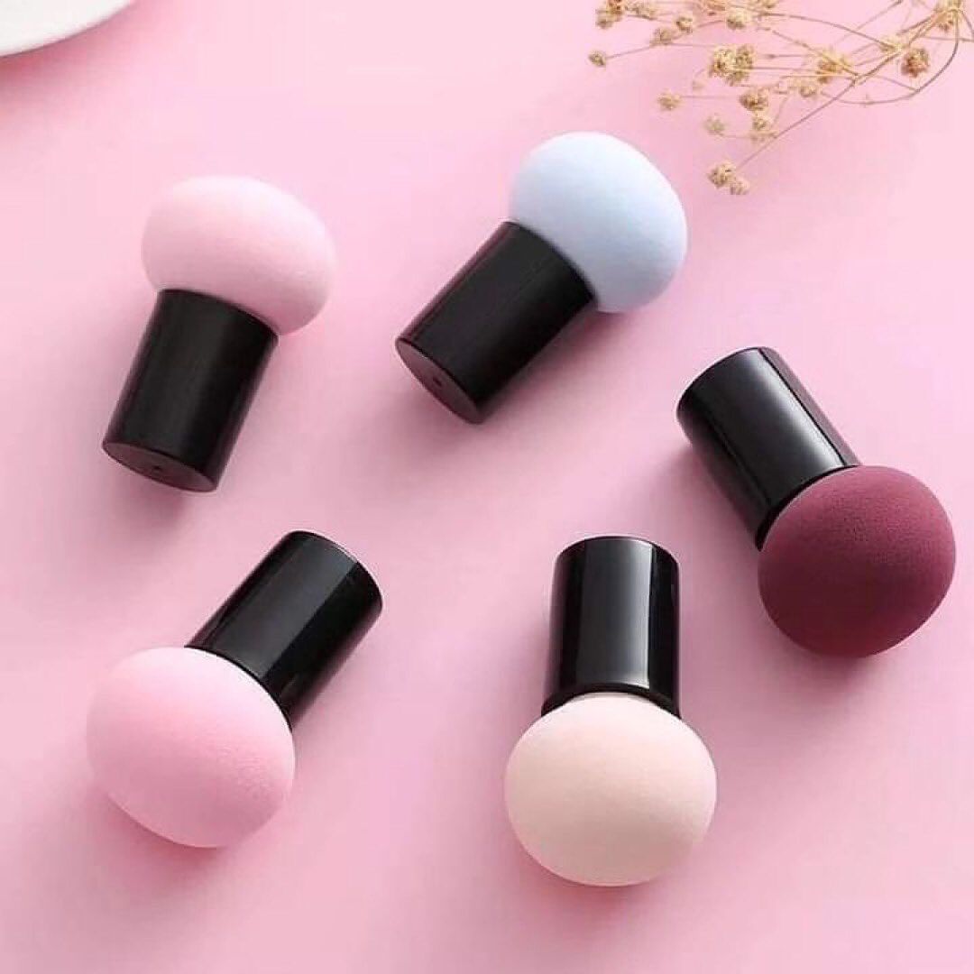 Mushroom Shape Cosmetic Puff Makeup Sponge for Liquid Foundation