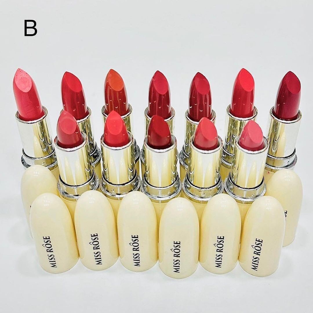 Miss Rose - 12pcs Matte Velvet Lipsticks Set