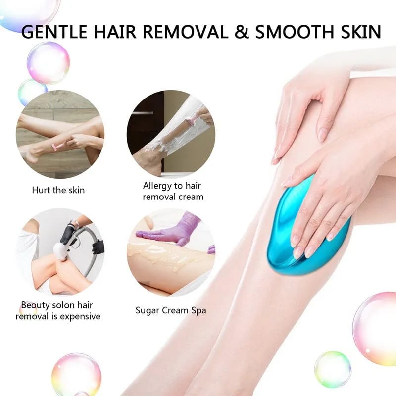 Painless Crystal Hair Remover Stone Instant Body Hair Remover