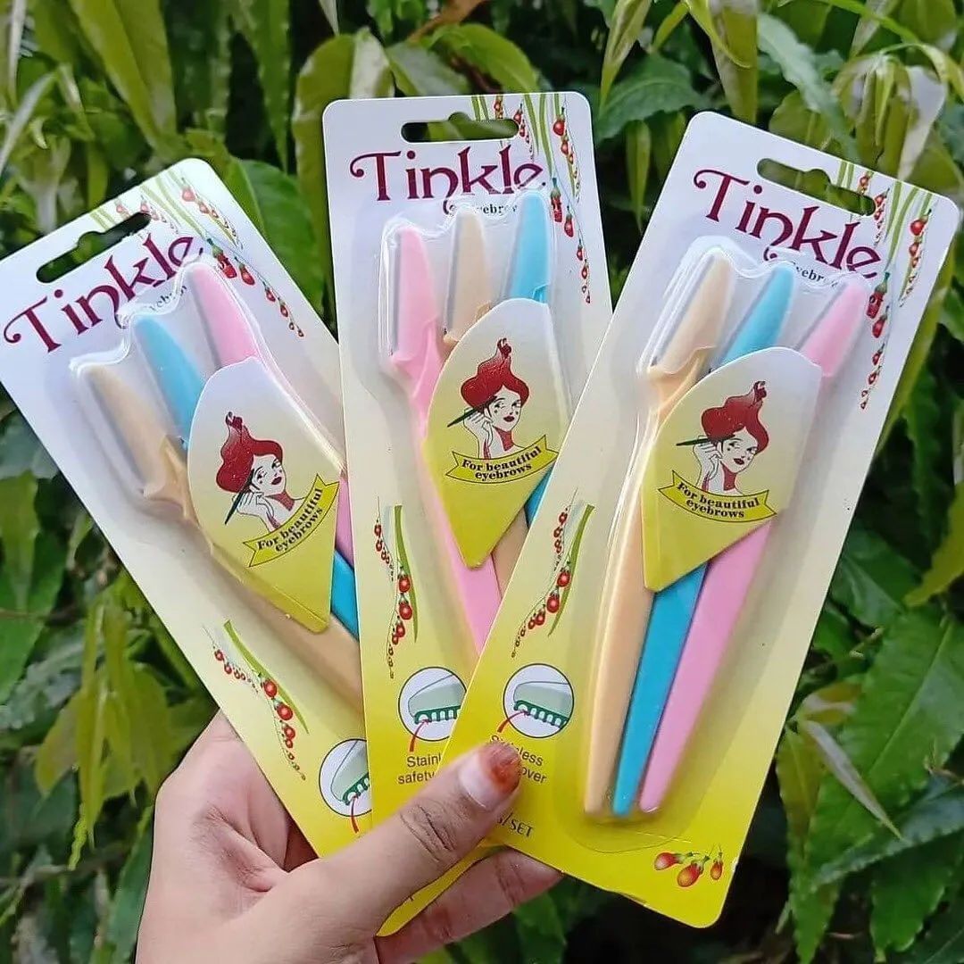 Facial Beauty - 3pcs Tinkle Eyebrow Razor