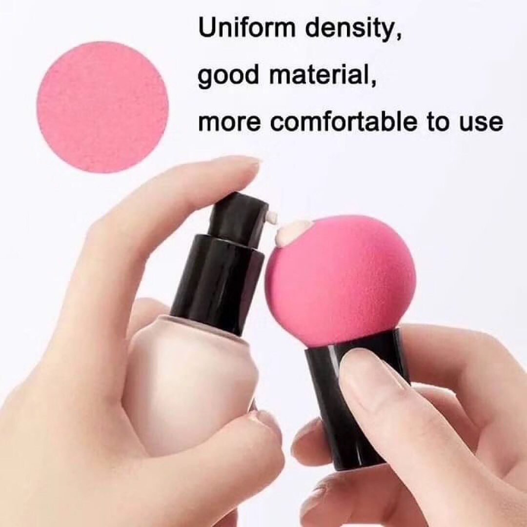 Mushroom Shape Cosmetic Puff Makeup Sponge for Liquid Foundation