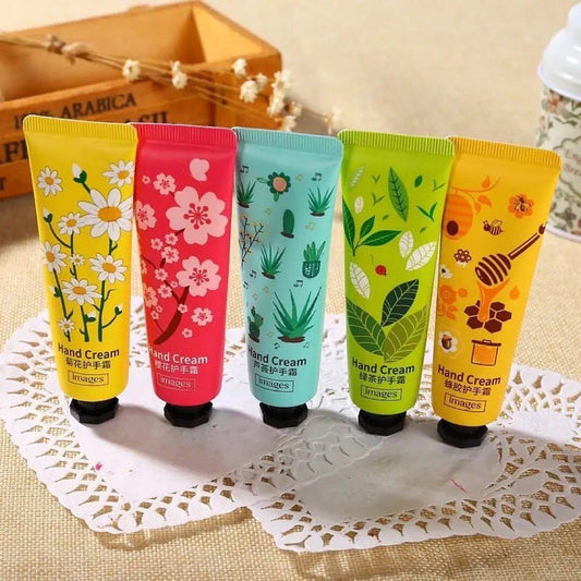 5pcs Plant Extract Moisturizing Hand Cream