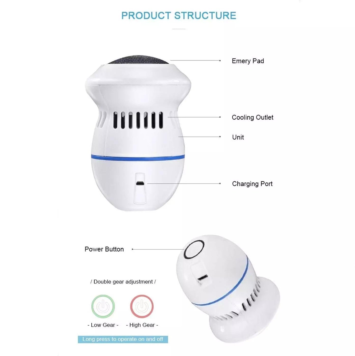 Electric Foot Vaccum Callus Remover