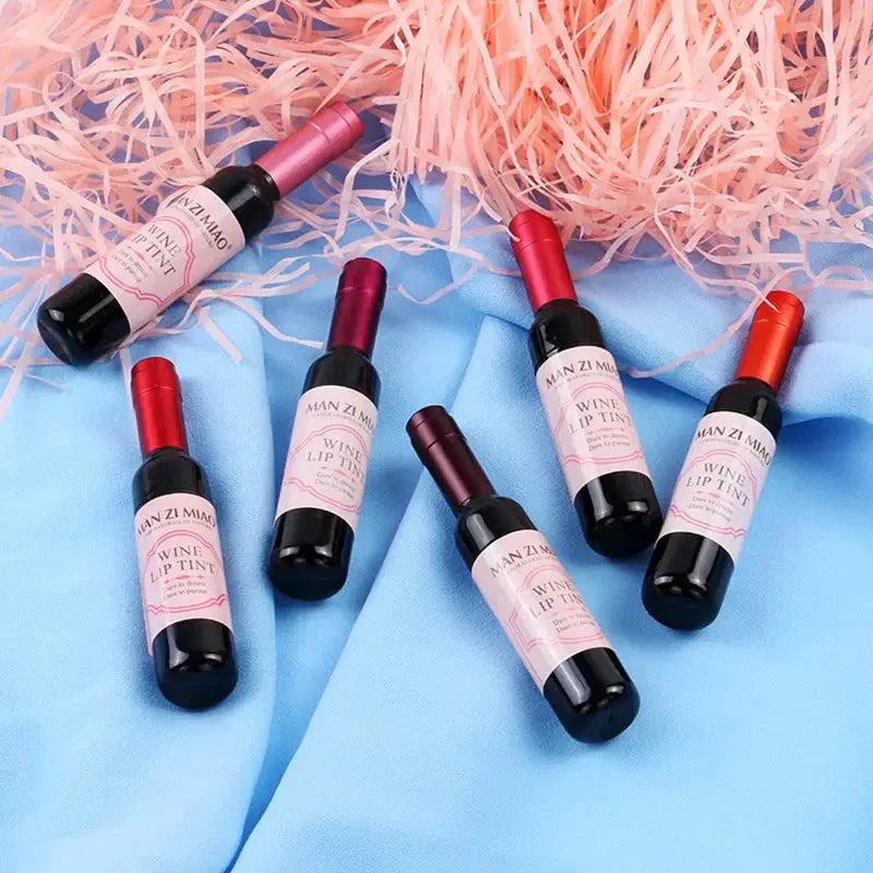 6pcs Bottle Shape Velvet Lip and Cheek Tint