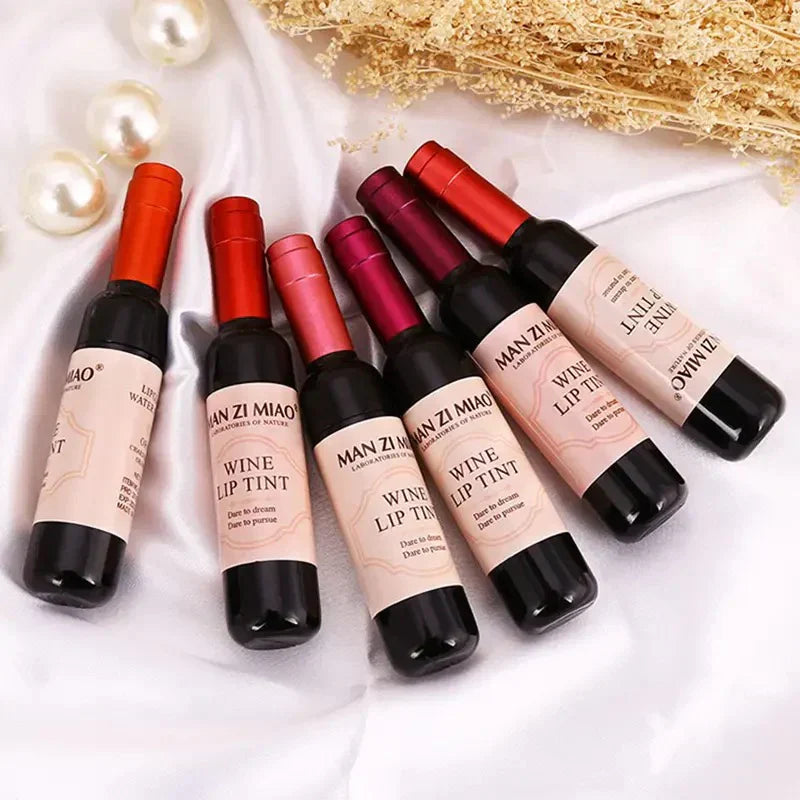 6pcs Bottle Shape Velvet Lip and Cheek Tint