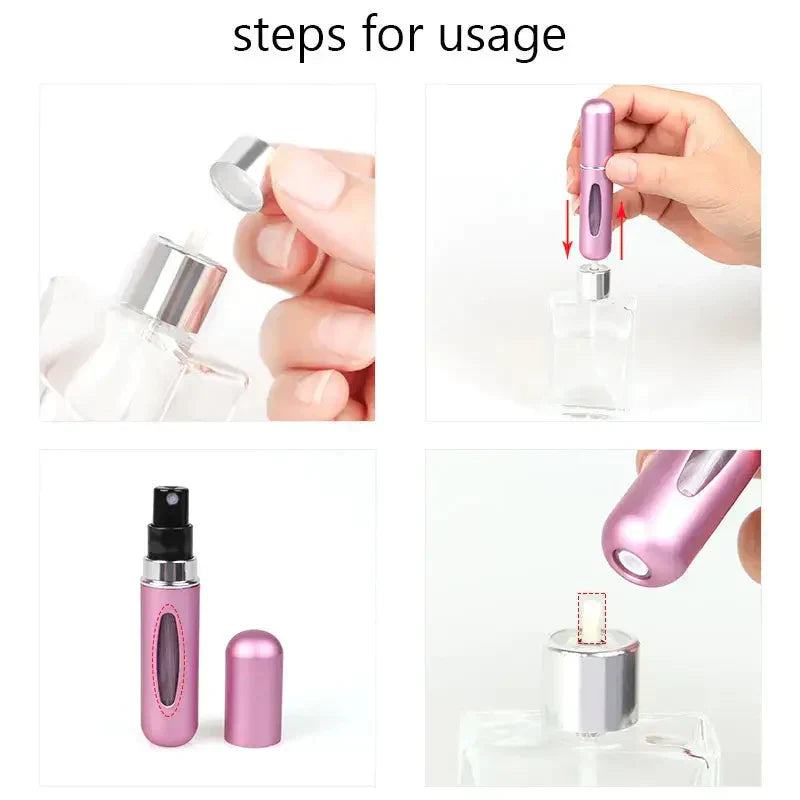 Portable Mini Travel Perfume Atomizer Refillable Spray Bottle