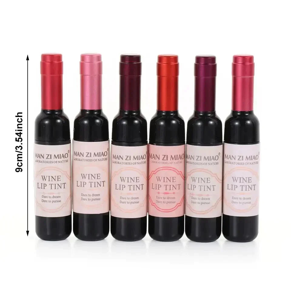 6pcs Bottle Shape Velvet Lip and Cheek Tint