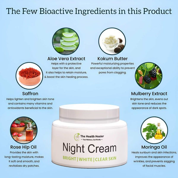 Whitening & Anti-Aging Natural Night Cream