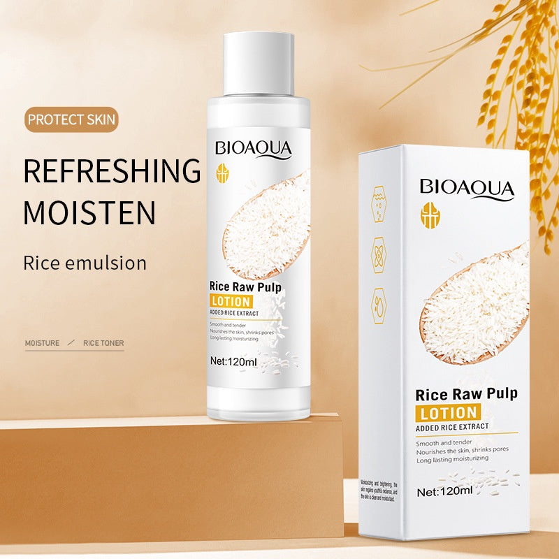 White Rice Body Lotion Skincare Exfoliating Moisturizing Brightening Body Exfoliator