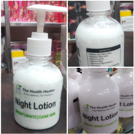 "The Health Healer Night Lotion – Bright White & Clear Skin (240ml)"