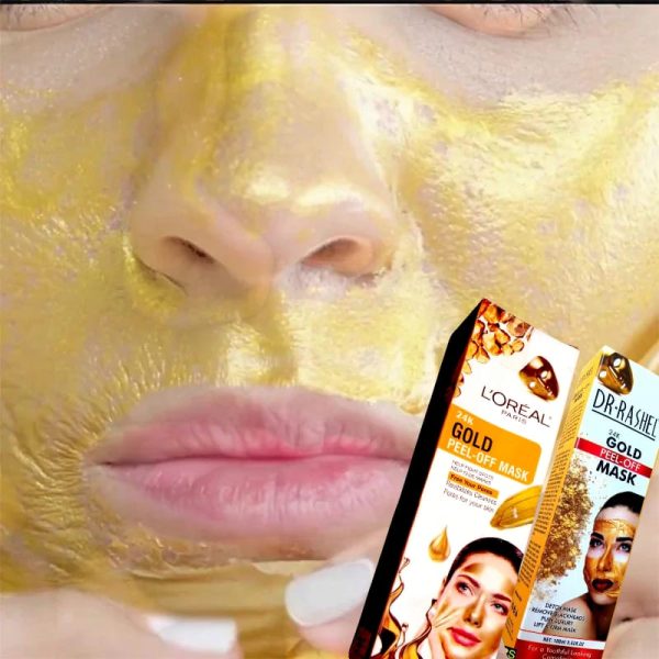 "24K Gold Peel-Off Mask – Whitening & Brightening Face Gold Mask for Radiant Skin"