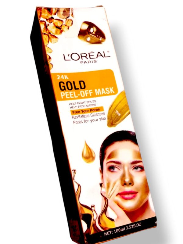 "24K Gold Peel-Off Mask – Whitening & Brightening Face Gold Mask for Radiant Skin"